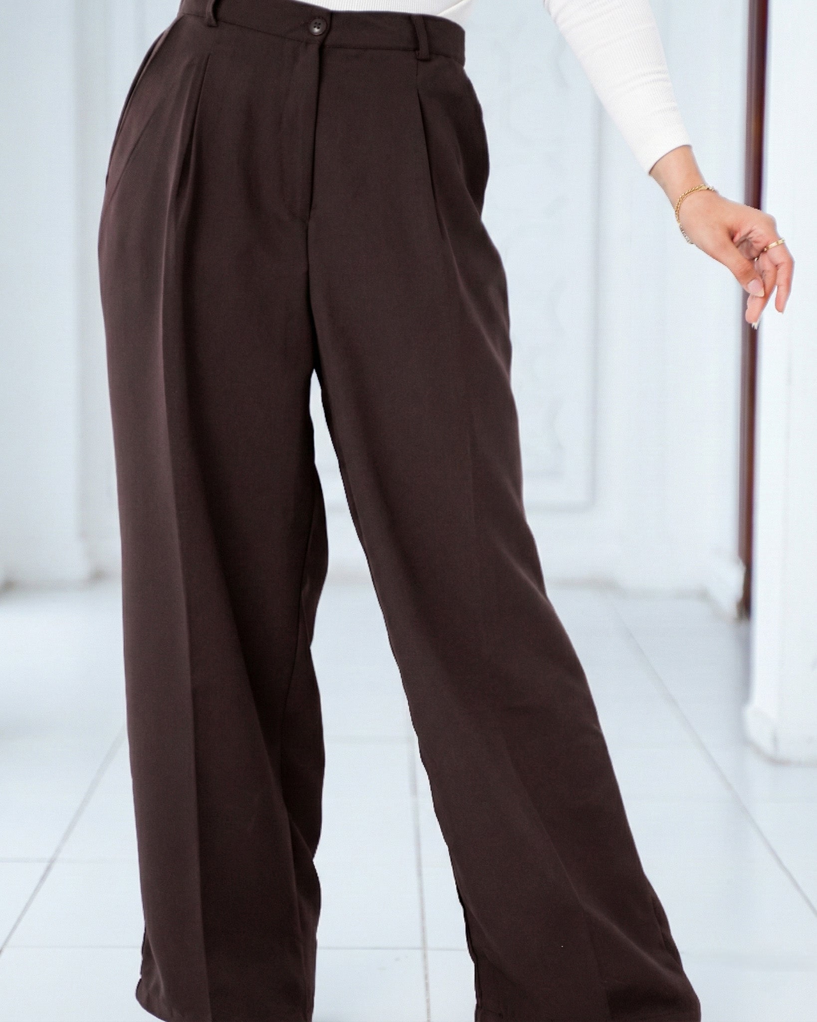 High Waisted Wide Leg Pants