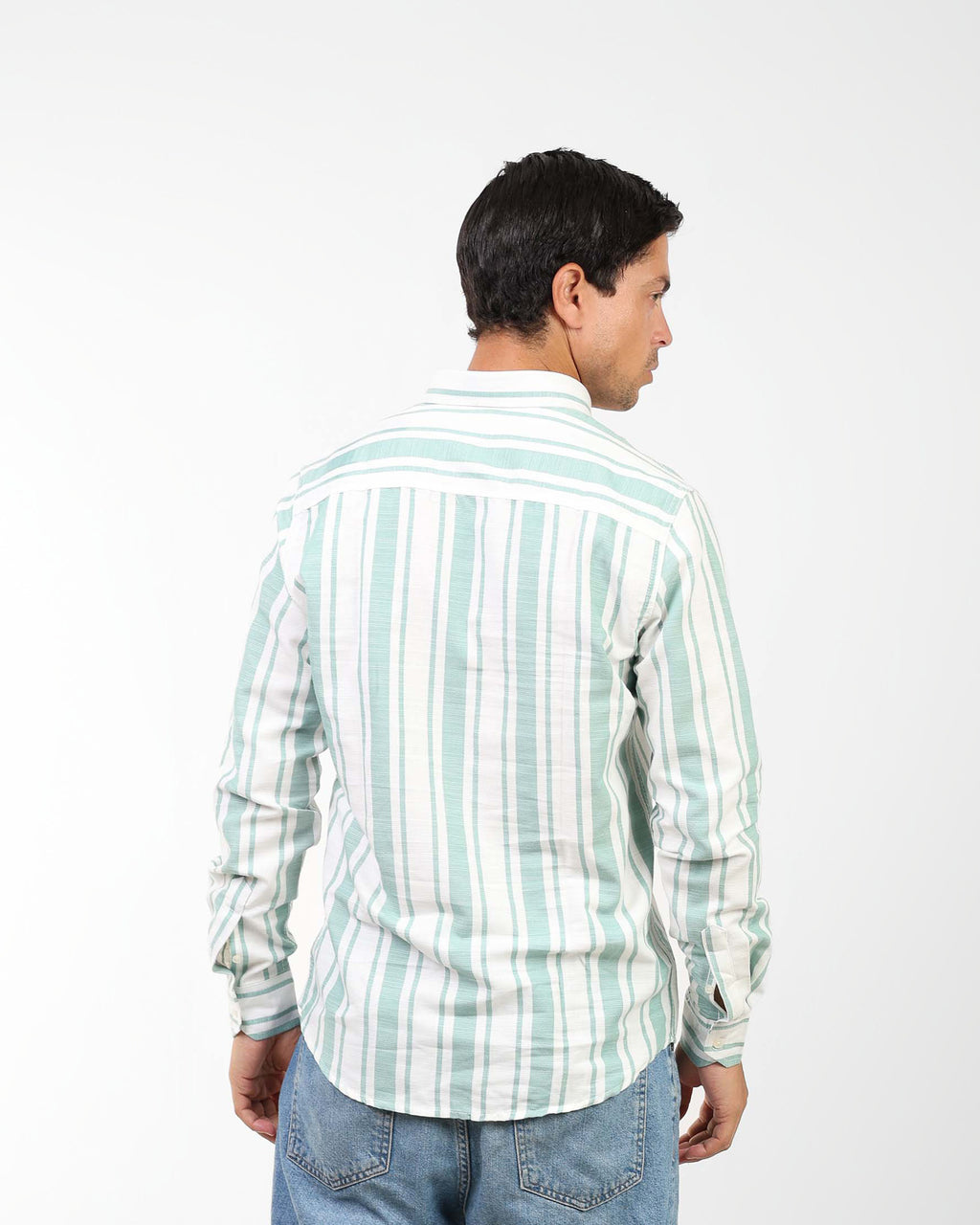 Coastal Linen-Blend Shirt For Men