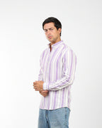 Coastal Linen-Blend Shirt For Men