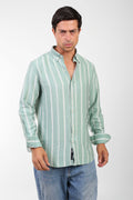 Urban Stripe Shirt - Mint Green