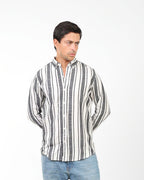 Coastal Linen-Blend Shirt For Men