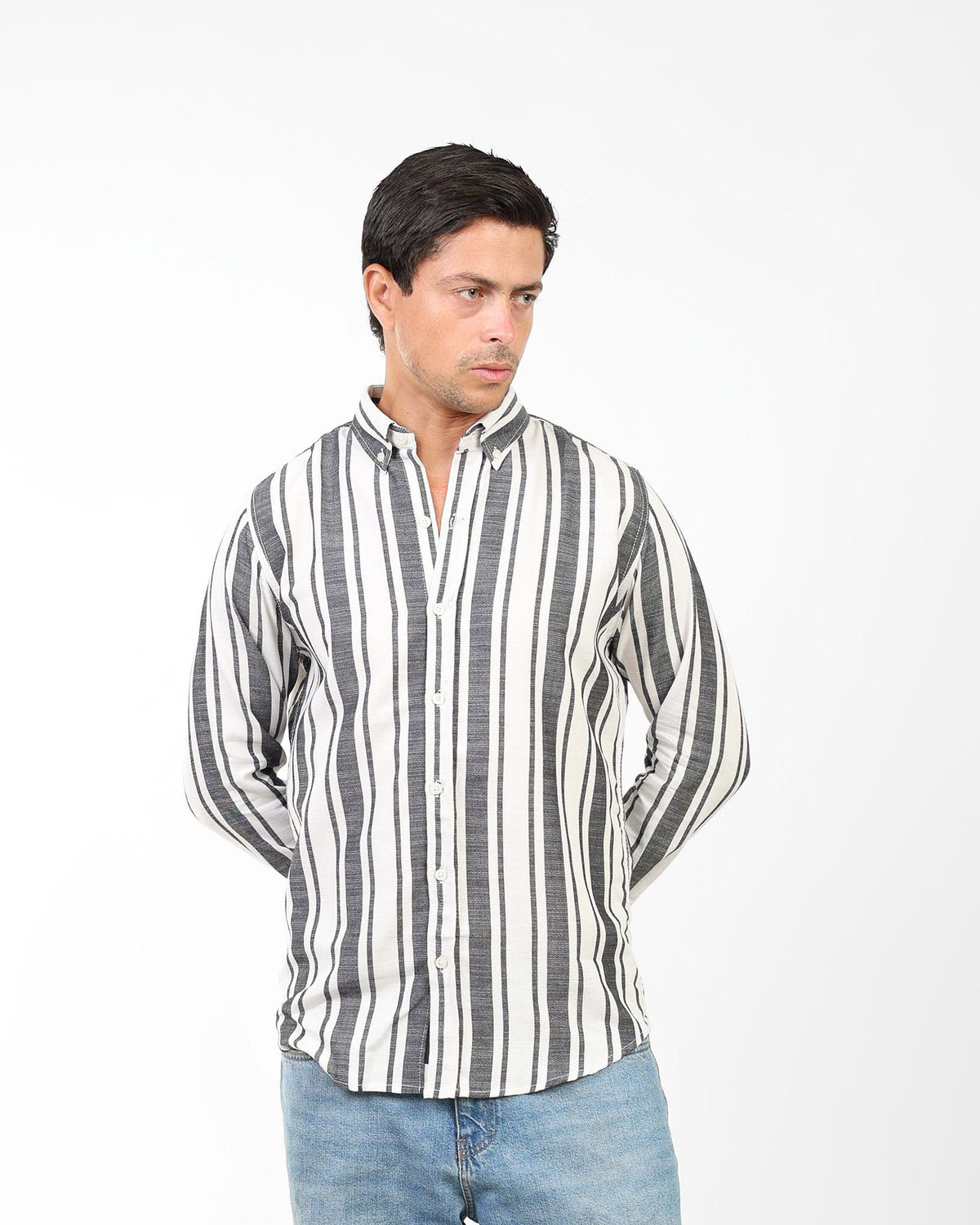 Coastal Linen-Blend Shirt For Men