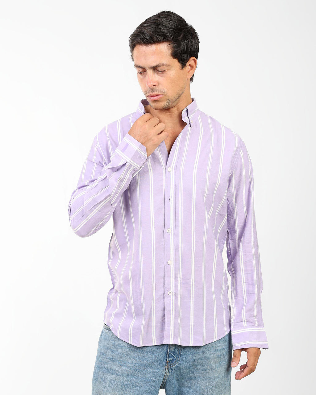 Coastal Linen-Blend Shirt For Men