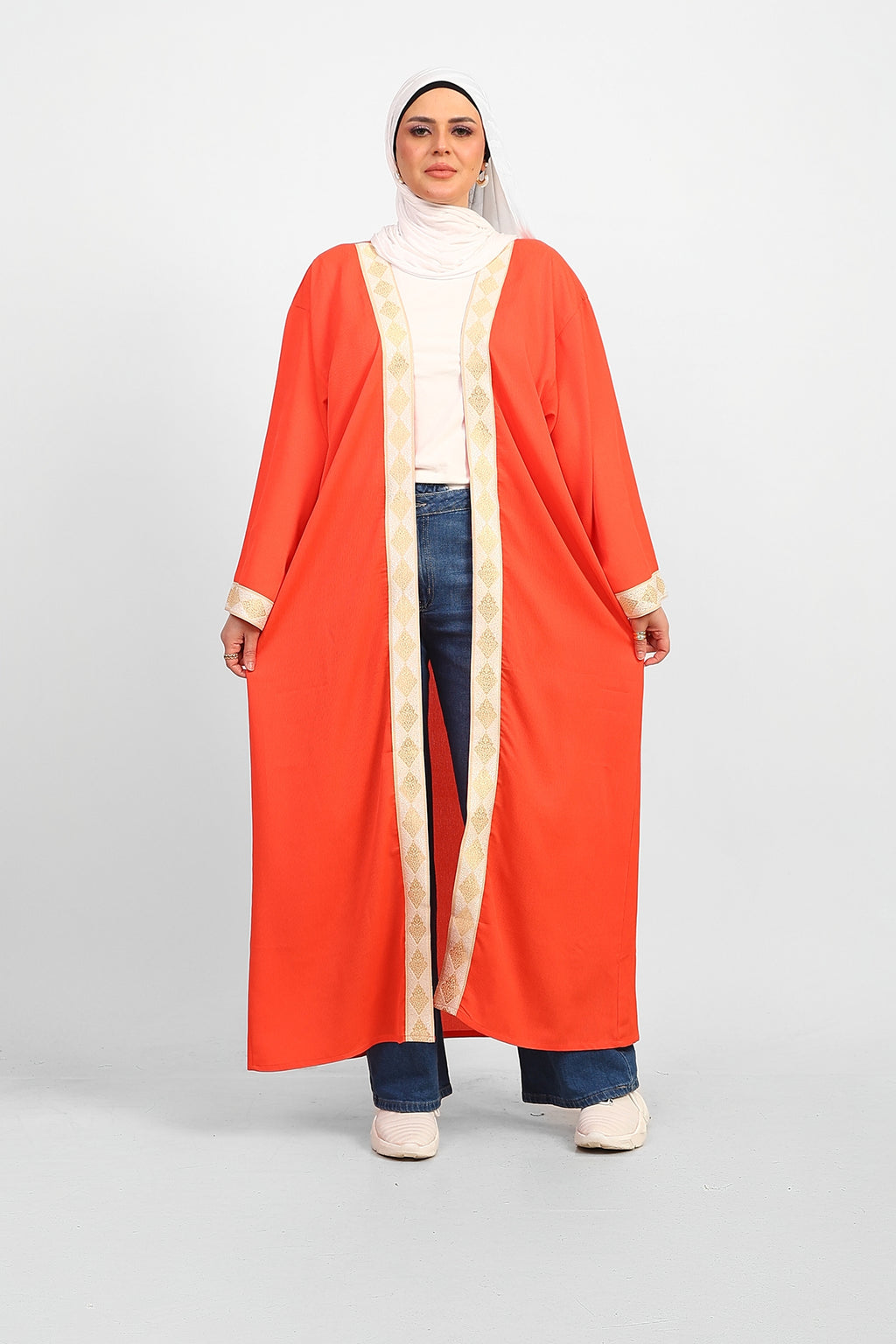 Ramadan Cardigan- Orange