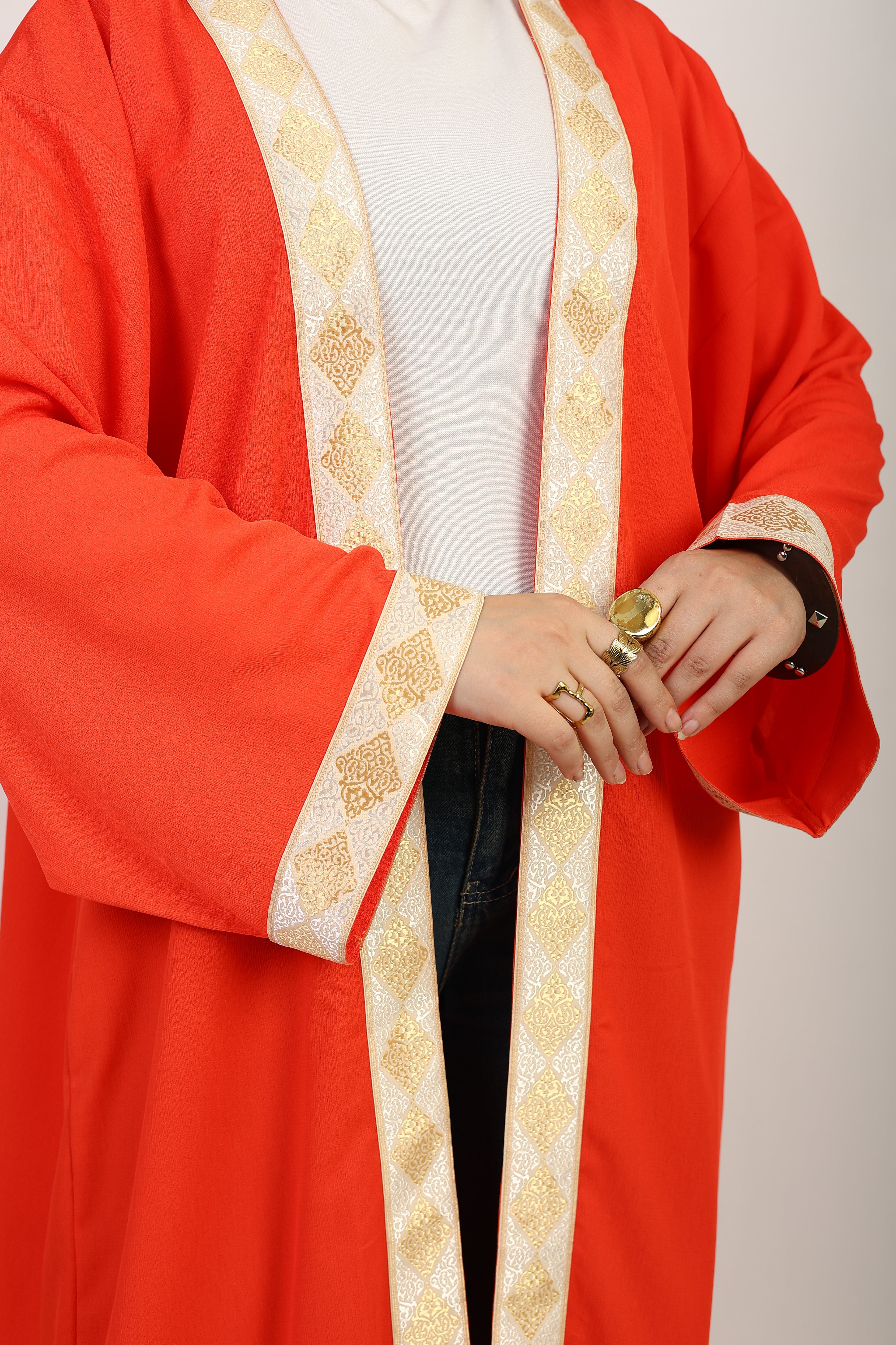 Ramadan Cardigan- Orange