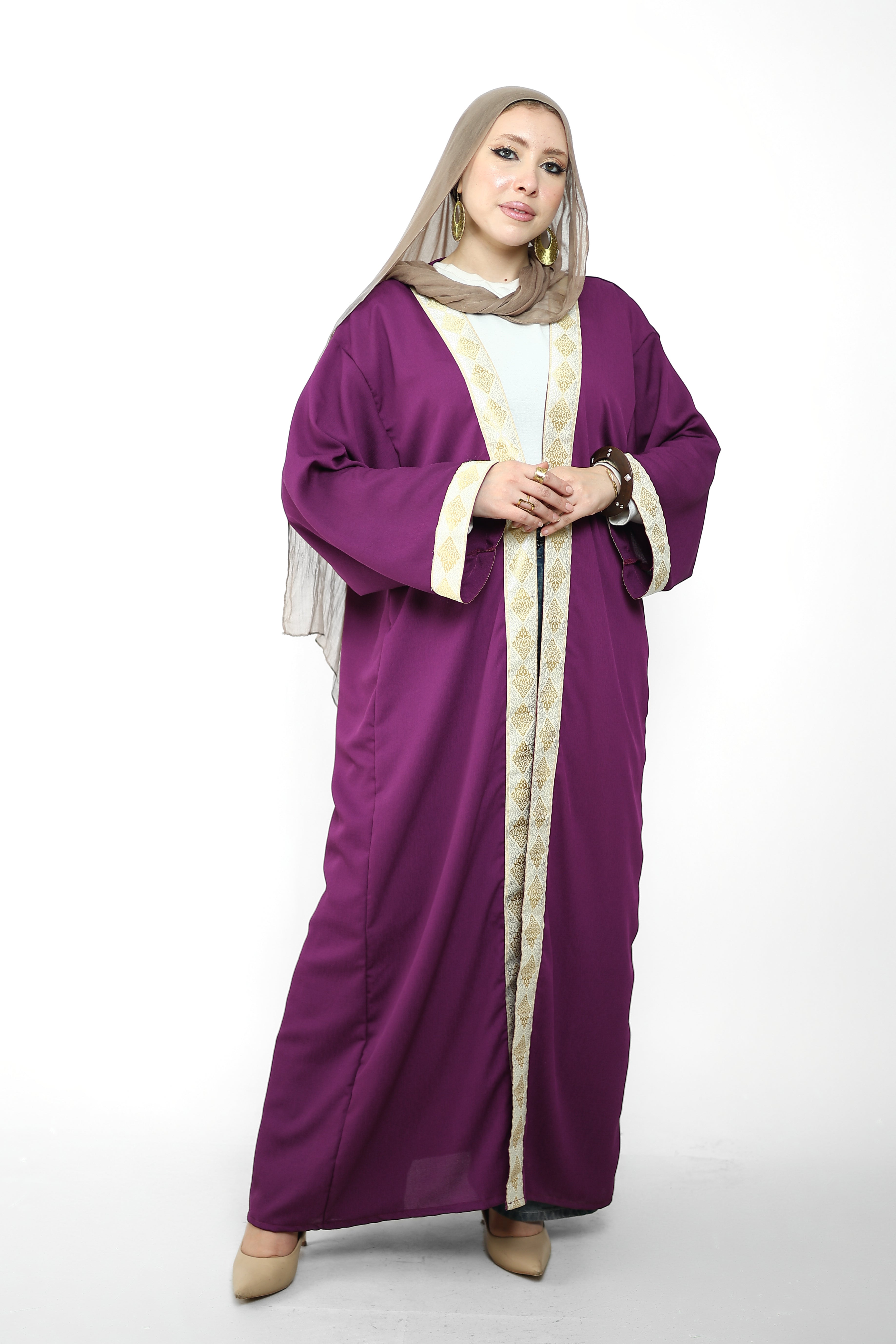 Ramadan Cardigan - Purple