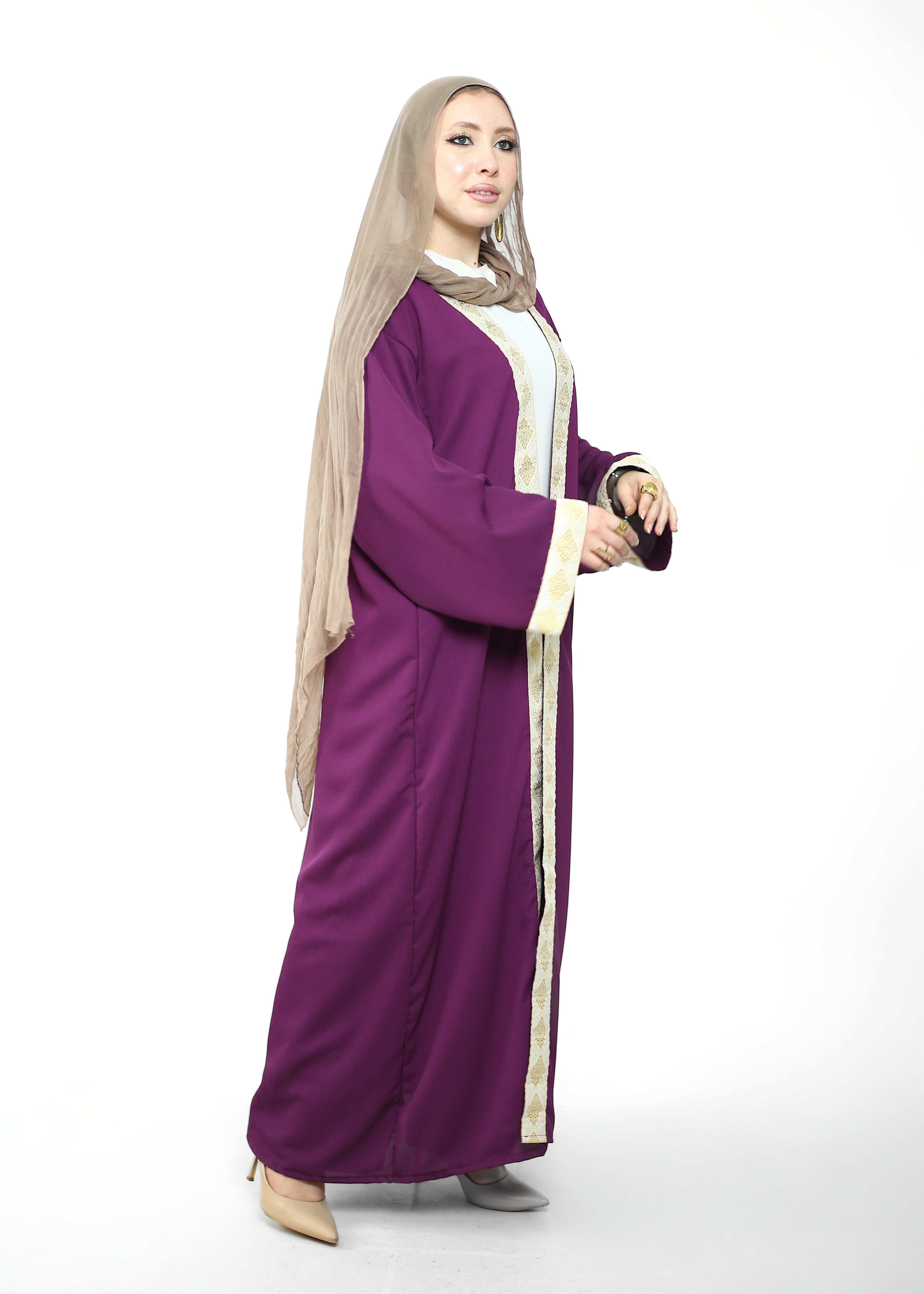 Ramadan Cardigan - Purple